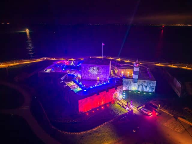 Southsea Castle illuminations