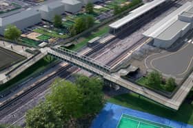 The Havant Railway Station footbridge will be closed for nine to 12 months during construction