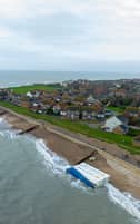 Shipping containers washed up in Selsey after falling off a cargo ship off the Isle of Wight.