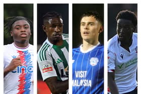 From left to right: Hindolo Mustapha, Andre Luiz, Alex Robertson and Amario Cozier-Duberry have all been linked with Pompey.