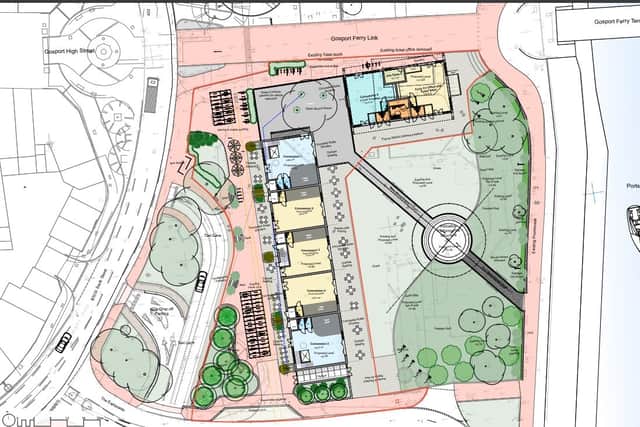 Approved Gosport Pavillion and People's Park at the site of the old Bus Station on South Street in Gosport