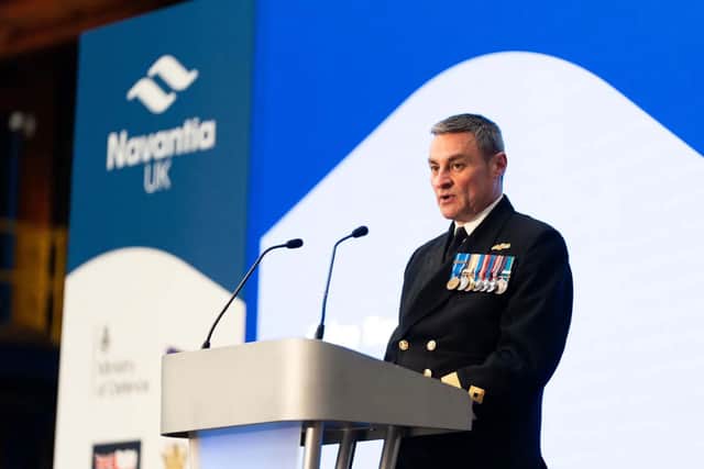 Head of the Royal Fleet Auxiliary, Commodore Sam Shattock.