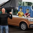 Ian Mullin has always wanted a camper van - and now he has one of the best models on the market thanks to hitting the right note in a spot the ball game