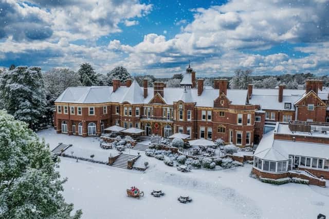 Moor Hall is a magical place in the winter