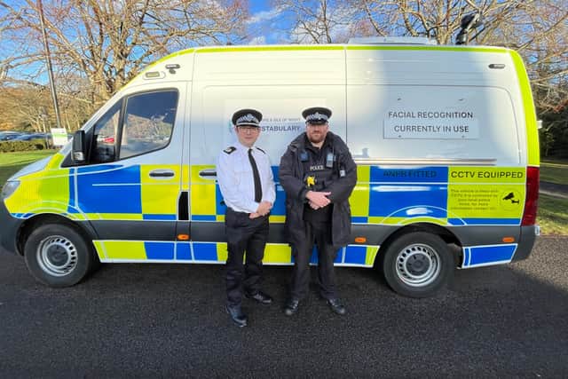 Facial recognition police vans are being rolled out across Hampshire and the Isle of Wight.