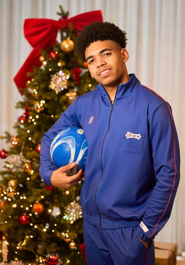 Snickers tracksuit-inspired pyjamas is for the family's resident sport fanatic.
