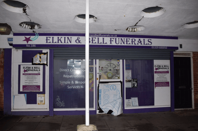 Elkin & Bell Funerals was based in Nobes Avenue in Gosport prior to their arrest.