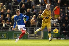 Zak Swanson made his fifth-successive start at left-back in Pompey's 2-1 victory over Blackburn. Picture: Graham Hunt/ProSportsImages