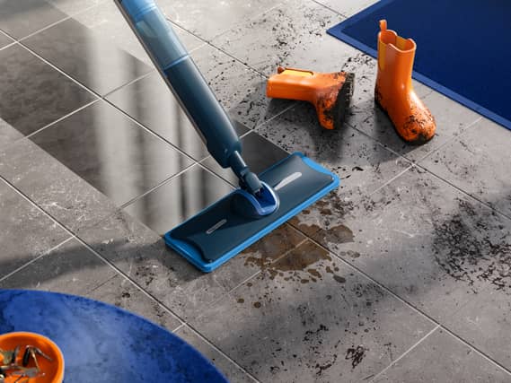 The Philips OneUp gives such a deep clean, you'll be surprised at how dirty your floors really are