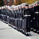 The pass rate for the Royal Navy fitness test has fallen, according to statistics.