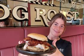 The Christmas Bap at Hoggies in Marmion Road.