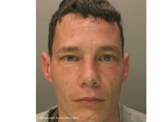 Grant Hillier, 34, has links to Portsmouth and Waterlooville. Sussex police have released an appeal after failing to appear at court twice.