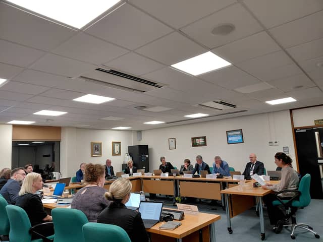 A Fareham Borough Council planning meeting, December 10
