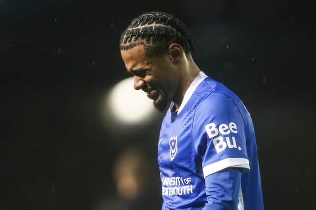 Florian Bianchi's Pompey misery continues with a knee issue currently keeping him out of first-team contention. Picture: Paul Phelan/ProSportsImages