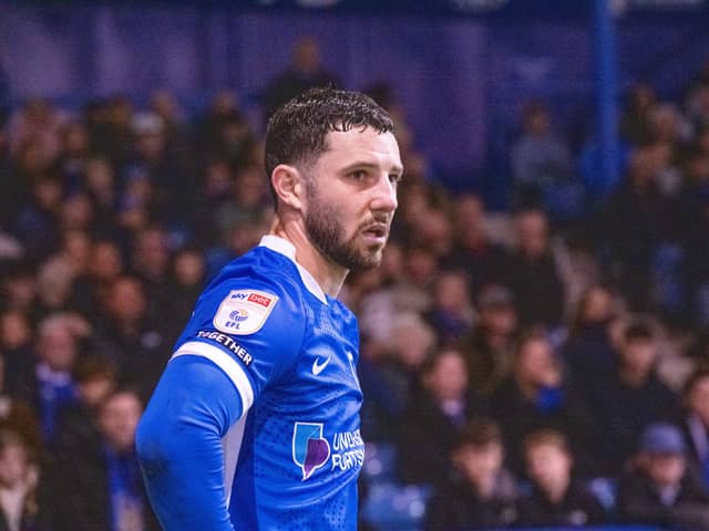 Pompey’s Conor Chaplin.