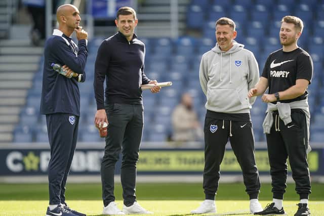 Zesh Rehman (left) departed Pompey in December 2025.