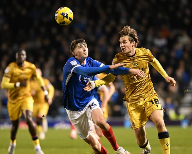Pompey's Hayden Matthews has impressed in recent games. Pic: Graham Hunt/ProSportsImages