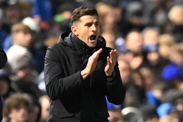 Pompey boss John Mousinho. Pic: Graham Hunt/ProSportsImages