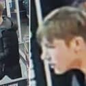 Police wish to speak to this male after a woman and a shop worker were attacked in Chichester.