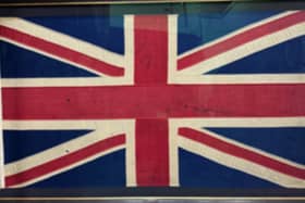 The Union Jack that was flown on HMS Royal Sovereign during the Battle of Trafalgar could be lost overseas.