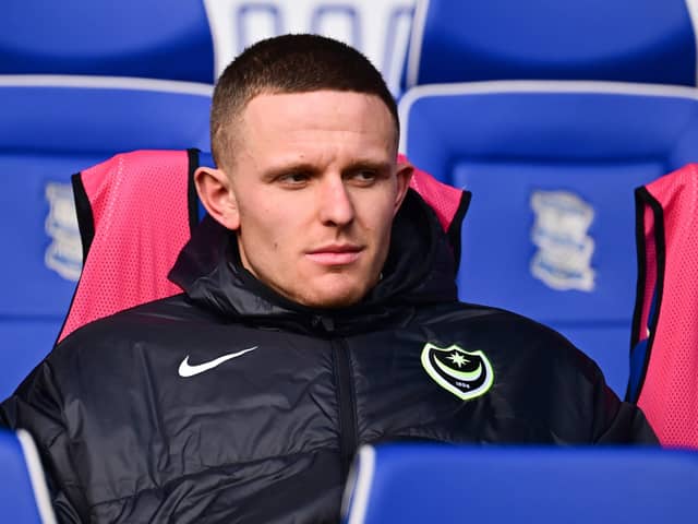 Striker Colby Bishop has scored just once for Pompey this season