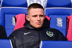 Striker Colby Bishop has scored just once for Pompey this season