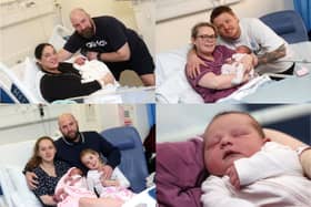 Joyous couples have celebrated the birth of adorable New Year's Day babies. 

Picture: Sam Stephenson 