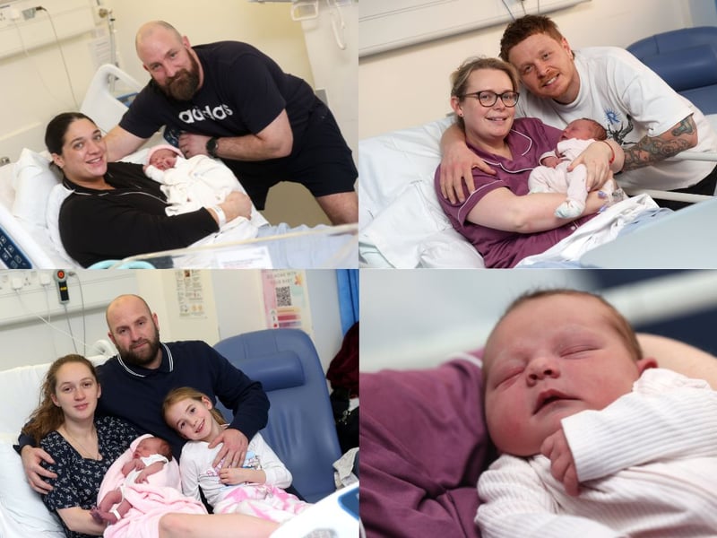 Joyous couples have celebrated the birth of adorable New Year's Day babies.
Picture: Sam Stephenson