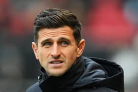 Pompey boss John Mousinho. Pic: Getty