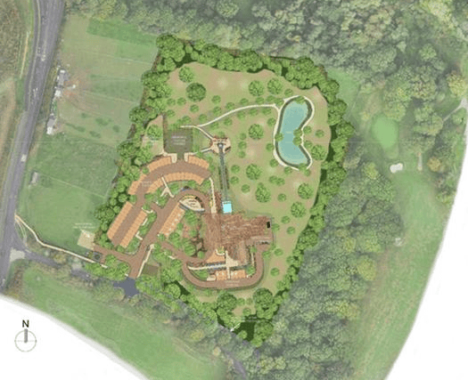 Plans for The Solent Crematorium on Horse Field land north of Brune Lane and East of Broom Way, Lee-on-the-Solent, Fareham.
Credit: Thomas Wilson Architects