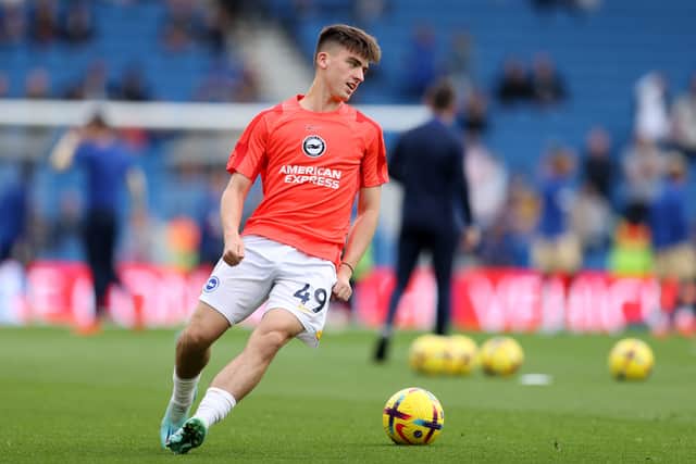 Andrew Moran has made one Premier League appearance for Brighton