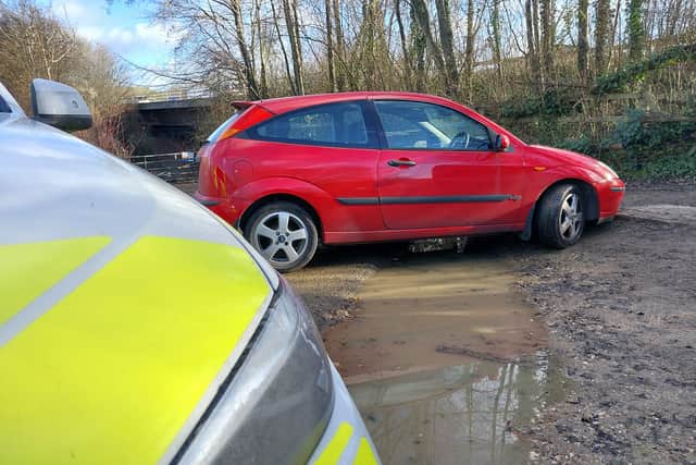 Police officers have arrested a drink driver after pulling him over on the M3 near Winchester.