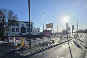 The Eastern Road is now closed Southbound from Burrfields Road to Hayling Avenue.