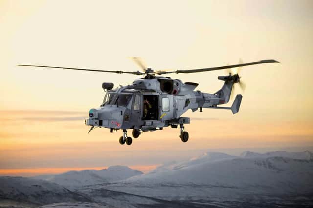 Helicopter forces have also been deployed to the Arctic Circle.