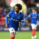 Tayo Singerr made his Football League debut in Pompey's New Year's Day defeat at Bristol City. Picture: Graham Hunt/ProSportsImages