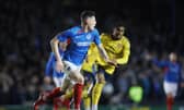 James Bolton still defends his infamous tackle when Pompey last met Arsenal in March 2020. Picture: Joe Pepler