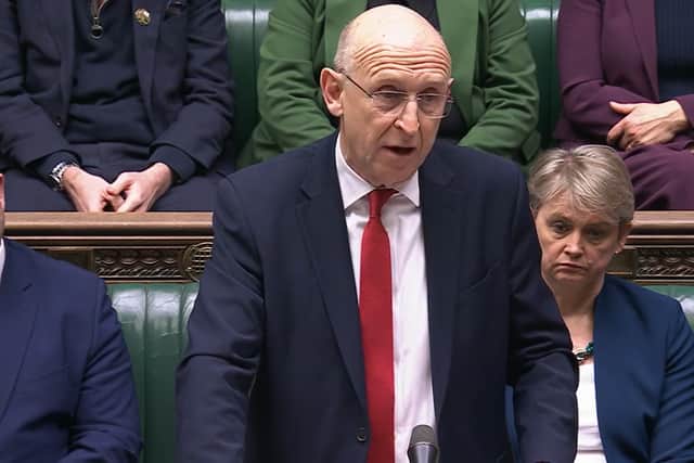 Defence secretary John Healey