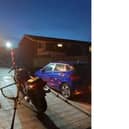 Police stopped a bike rider in Gosport yesterday. The bike was seized as the bike had no licence plates and the man did not have insurance or a valid driving licence.