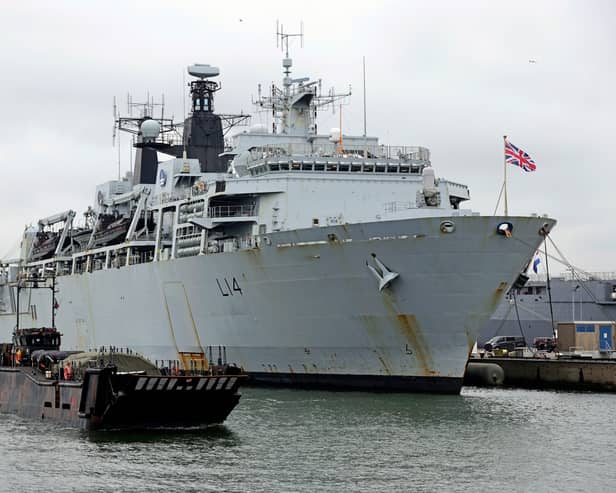 Pictured: HMS Albion.