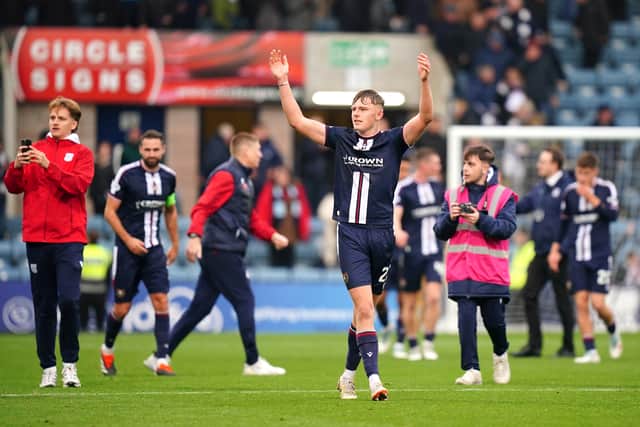 Dundee's Luke Graham has been linked with a move to Pompey