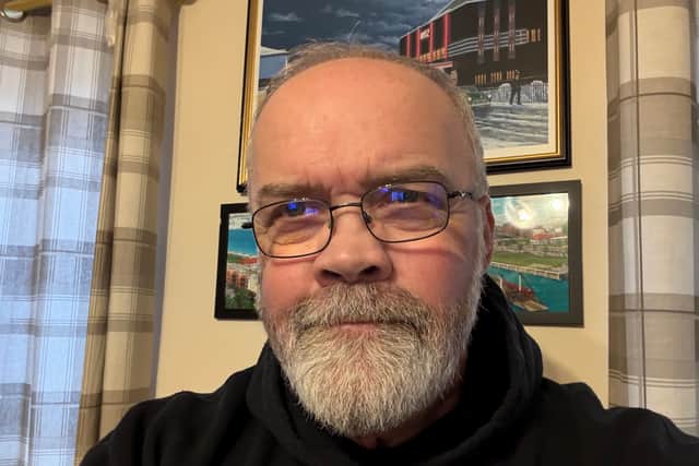 Steve Tubbs who lives in a flat on North Cross Street, Gosport, now needs to store rubbish in his flat as the external communal bins have been removed