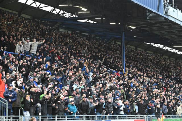 Fratton Park was a sell out as 20,611 supporters attended Pompey’s FA Cup clash against Arsenal in January. Picture: Graham Hunt/ProSportsImages