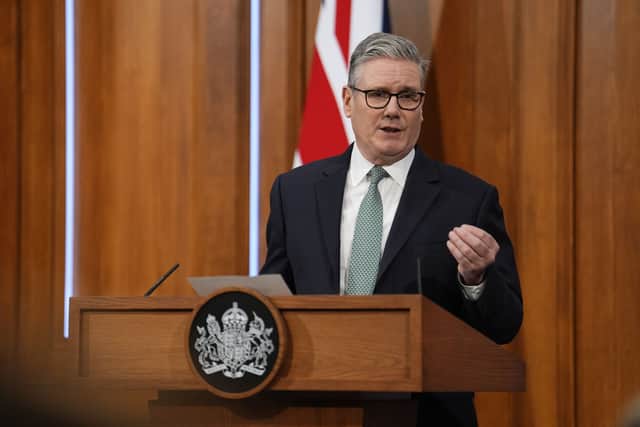 Prime minister Sir Keir Starmer said Labour is rebuilding the country’s military after it was “hollowed out” under Conservative rule.