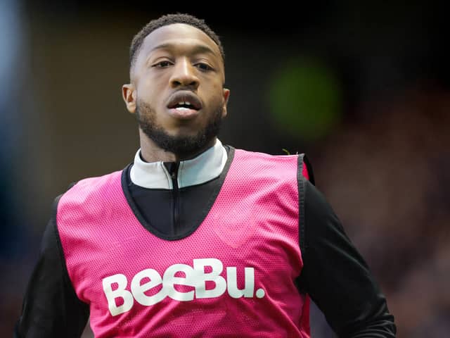 New Pompey signing Ebou Adams. Pic: Jez Tighe/ProSportsImages
