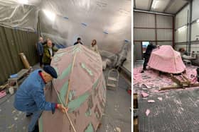 Work has begun to build the Coastal Forces monument, which is due to be erected and set up at Portsmouth Historic Quarter.