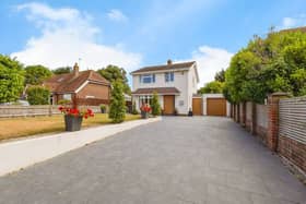 Set along a quiet rural lane, this detached Hayling Island home benefits from a private driveway with parking for six or more cars