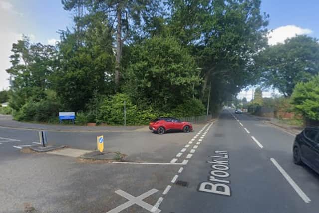 Brook Lane in Sarisbury Green