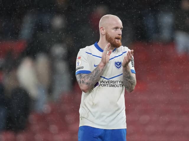 Pompey's Connor Ogilvie impressed at Watford. Picture: Stephen Flynn/ProSportsImages