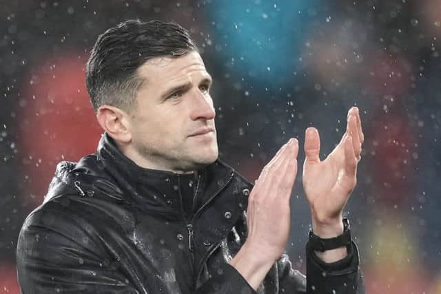 Pompey boss John Mousinho. Pic: Stephen Flynn/ProSportsImages