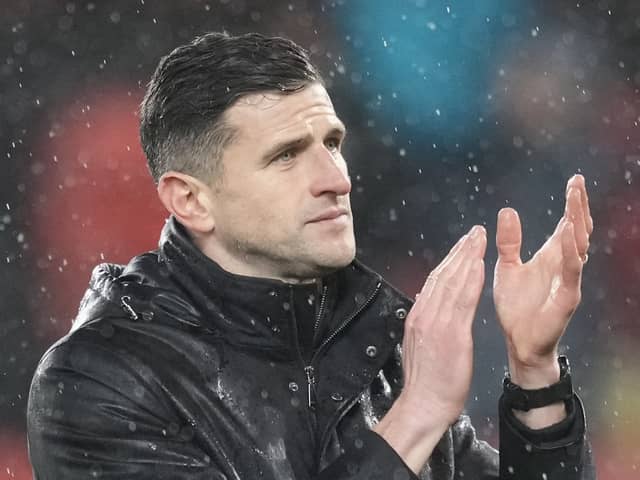 Pompey boss John Mousinho. Pic: Stephen Flynn/ProSportsImages